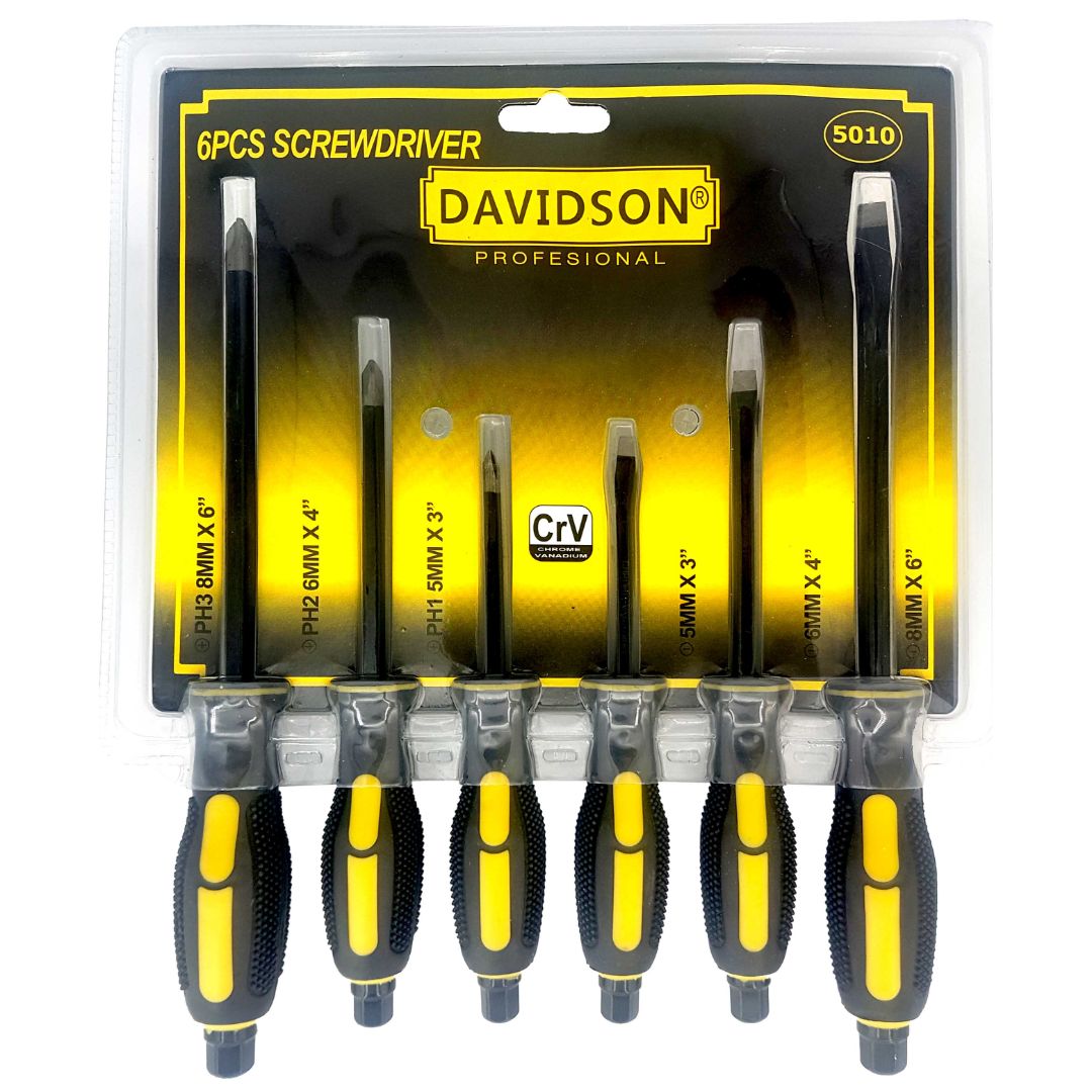 Destornilladores con tuerca Plano y Phillips - 6 pcs. - Imagen 2