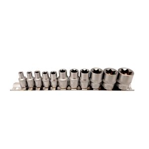Tubos Torx hembra - encastre 1/4" 3/8" - 12 pcs.