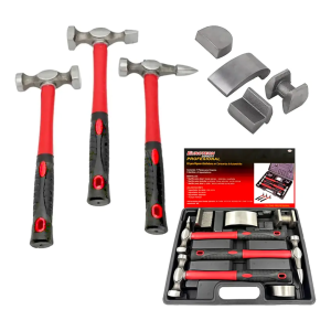 Martillos y aguantadores abolladuras chapista - 7 pcs.