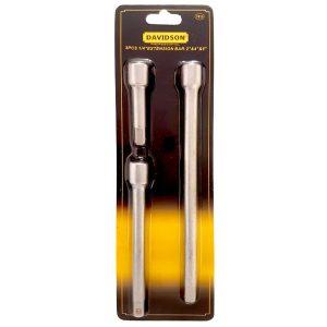 Prolongador Extensión Enc. 1/4" - 3 pcs.