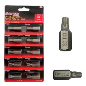 Puntas cortas Torx - T40 - Blister x10 u.