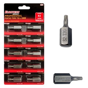 Puntas cortas Torx - T20 - Blister x 10 u.