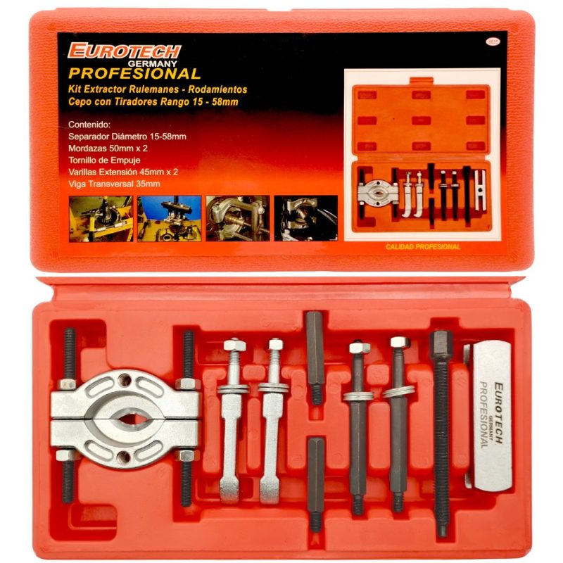 Extractor rulemanes "Cepo" kit - 15 a 58 mm