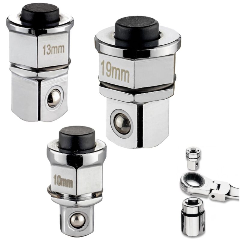 Kit adaptadores de tubos para llaves combinadas x3 pzs.