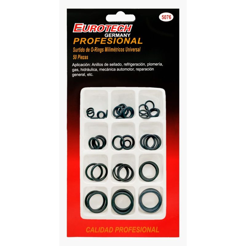 Orings universales - surtido 50 pzs. - En milímetros