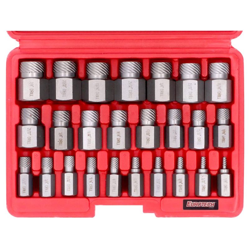 Extractor de tornillo roto - 25 pcs.