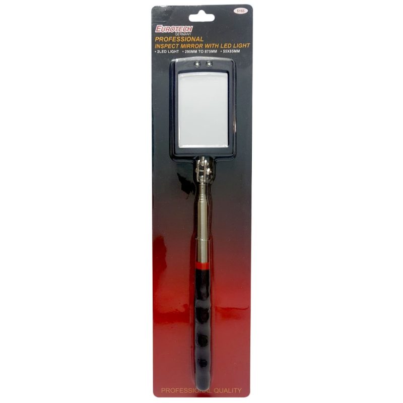 Espejo con led para inspección - Cuadrado