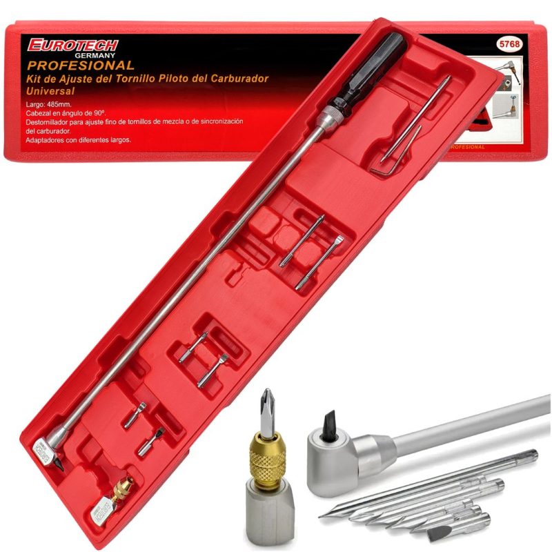 Kit destornillador angular carburadores moto