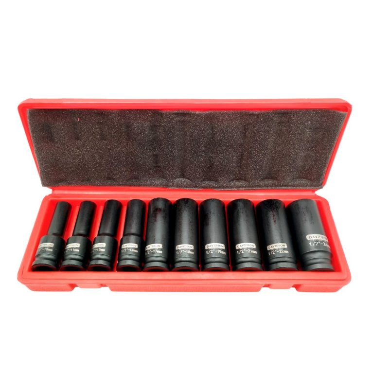 Tubos impacto largos - 10 a 24 mm. - 10 pcs.