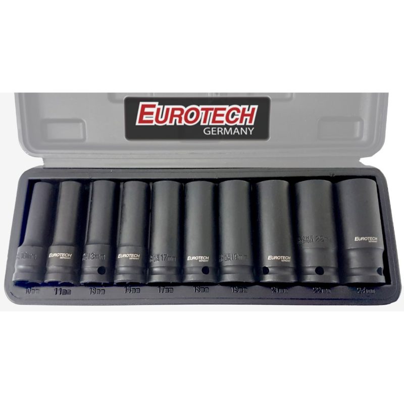 Tubos impacto largos - 10 a 24 mm. - 10 pcs.